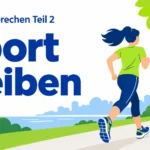 telc B1 Sprechen Teil 2: Sport treiben – zwei Aufgaben mit Lösungen