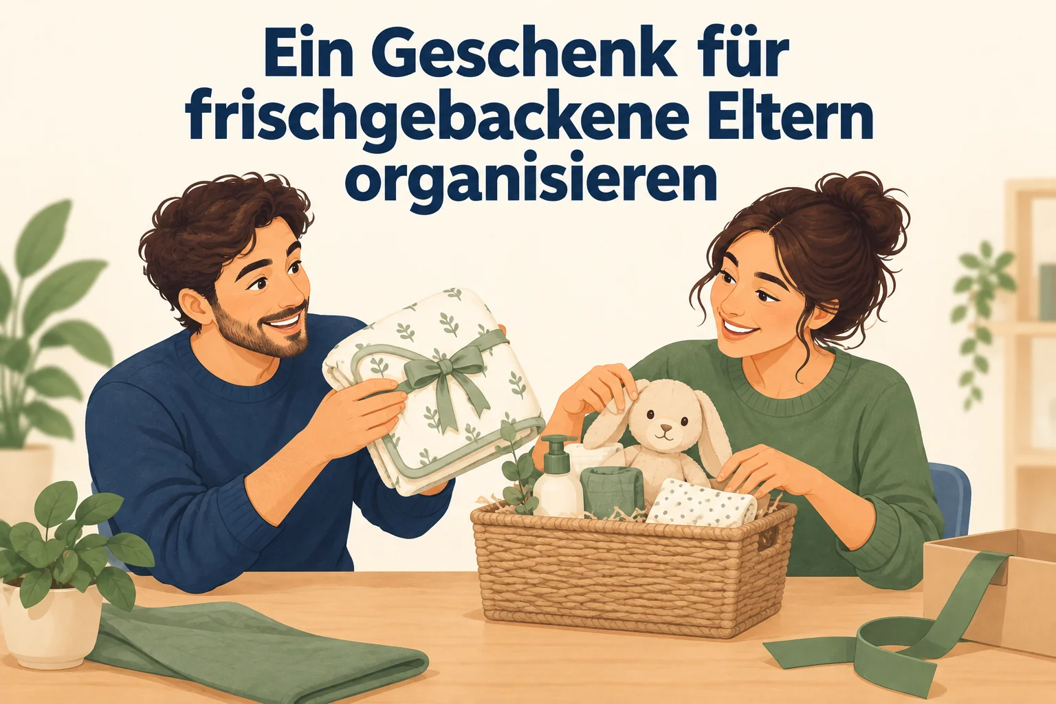 Ein Geschenk für frischgebackene Eltern organisieren – B1 gemeinsam etwas planen