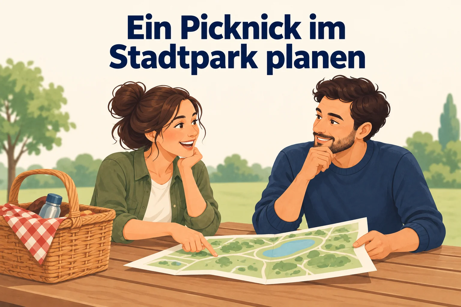 Ein Picknick im Stadtpark planen – B1 gemeinsam etwas planen