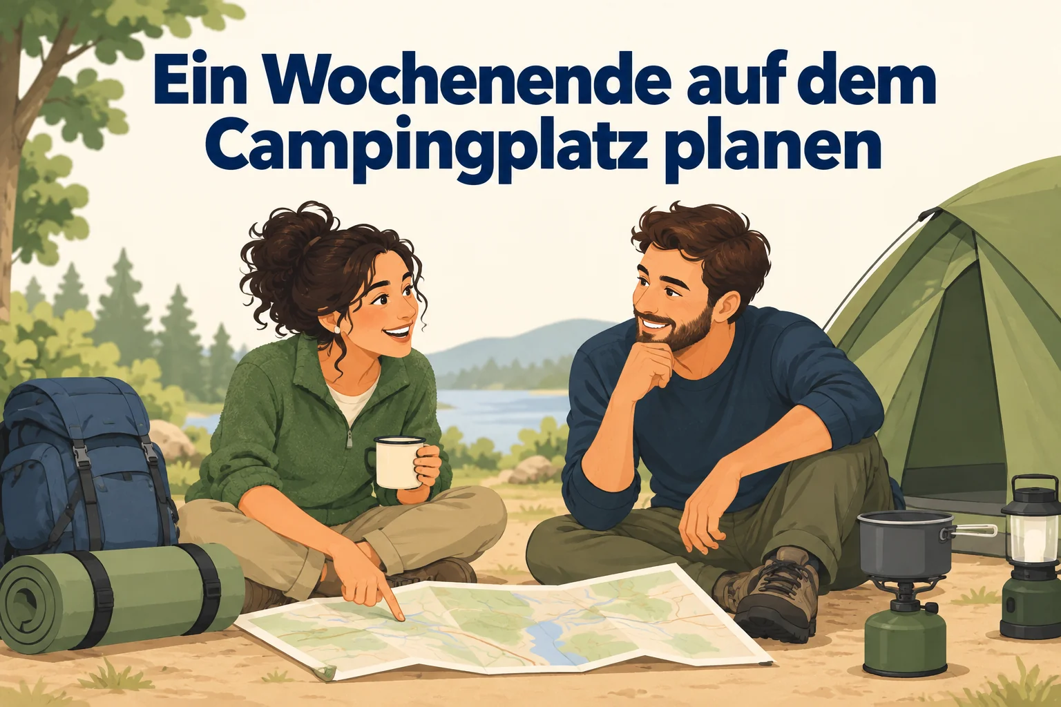 Ein Wochenende auf dem Campingplatz planen – B1 gemeinsam etwas planen