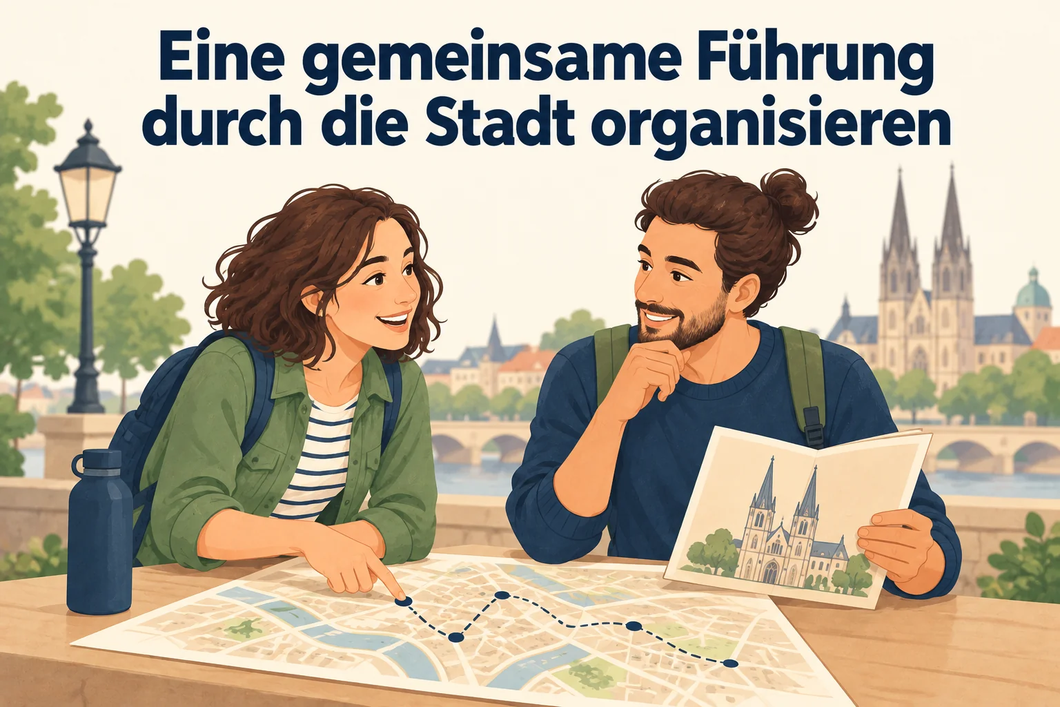 Eine gemeinsame Führung durch die Stadt organisieren – B1 gemeinsam etwas planen