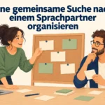 Eine gemeinsame Suche nach einem Sprachpartner organisieren – B1 gemeinsam etwas planen