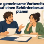 Eine gemeinsame Vorbereitung auf einen Behördenbesuch planen – B1 gemeinsam etwas planen