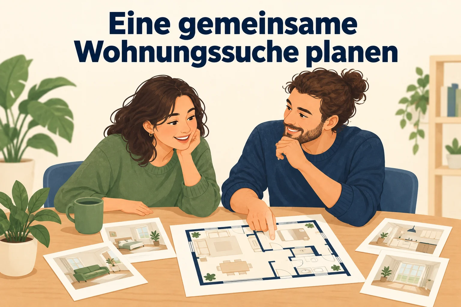 Eine gemeinsame Wohnungssuche planen – B1 gemeinsam etwas planen