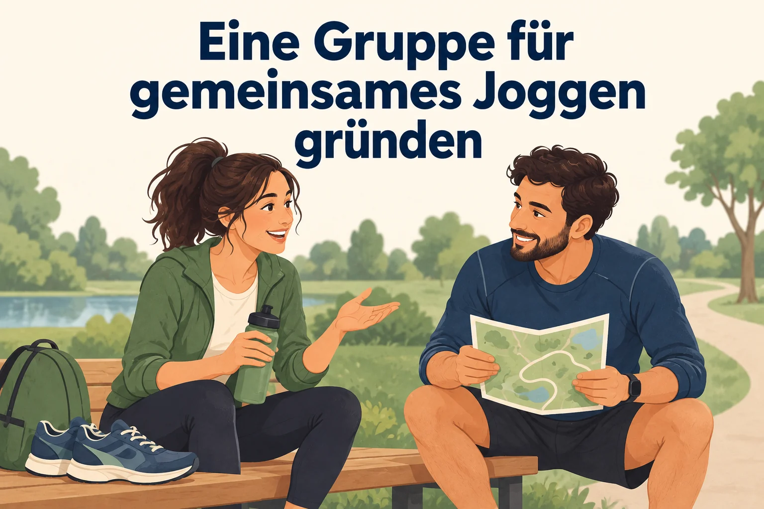 Eine Gruppe für gemeinsames Joggen gründen – B1 gemeinsam etwas planen