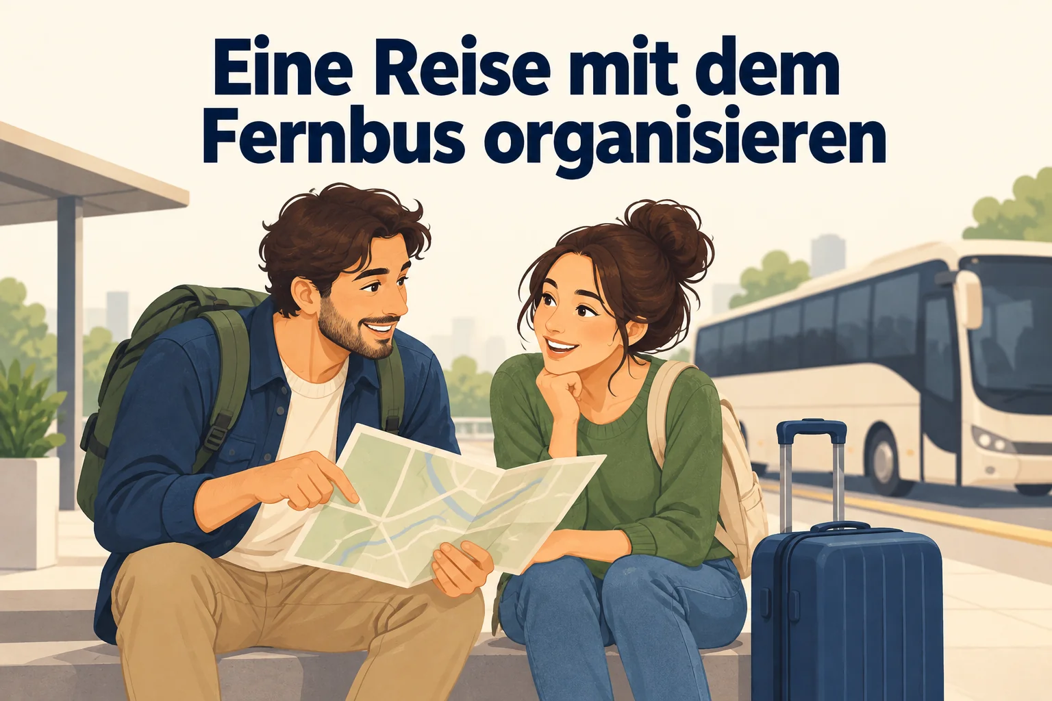 Eine Reise mit dem Fernbus organisieren – B1 gemeinsam etwas planen