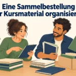 Eine Sammelbestellung für Kursmaterial organisieren – B1 gemeinsam etwas planen