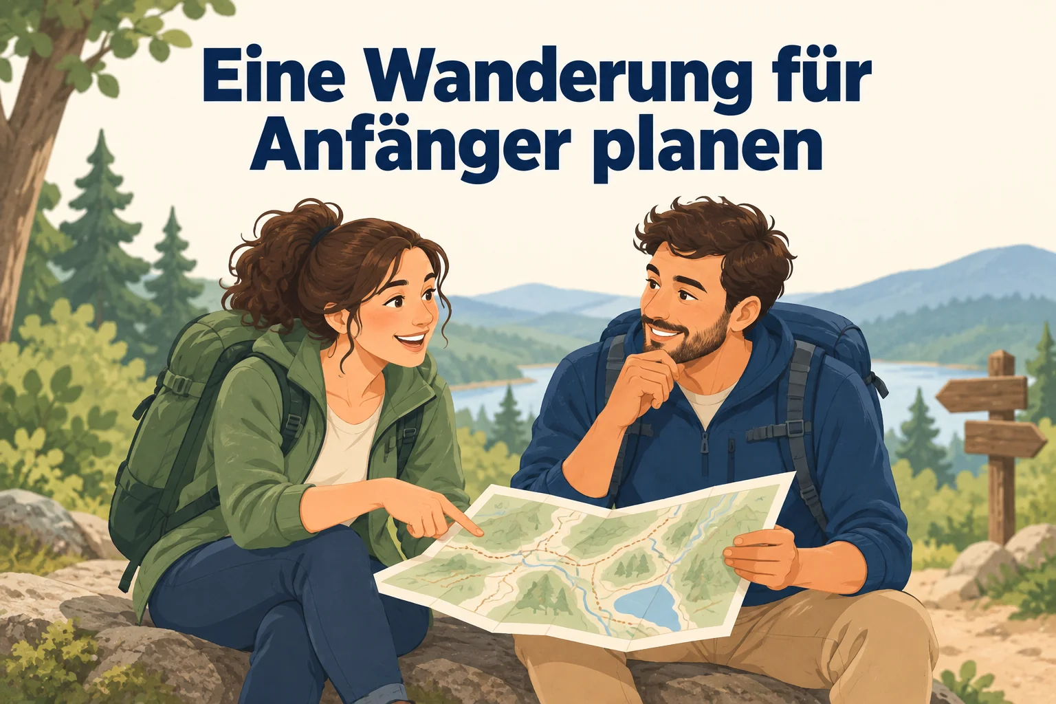 Eine Wanderung für Anfänger planen – B1 gemeinsam etwas planen
