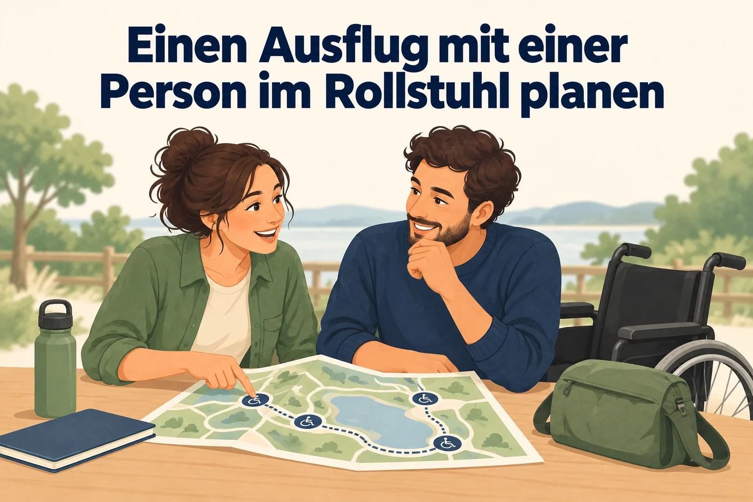 Einen Ausflug mit einer Person im Rollstuhl planen – B1 gemeinsam etwas planen