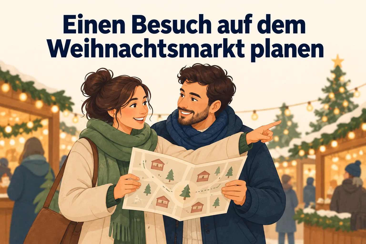 Einen Besuch auf dem Weihnachtsmarkt planen – B1 gemeinsam etwas planen
