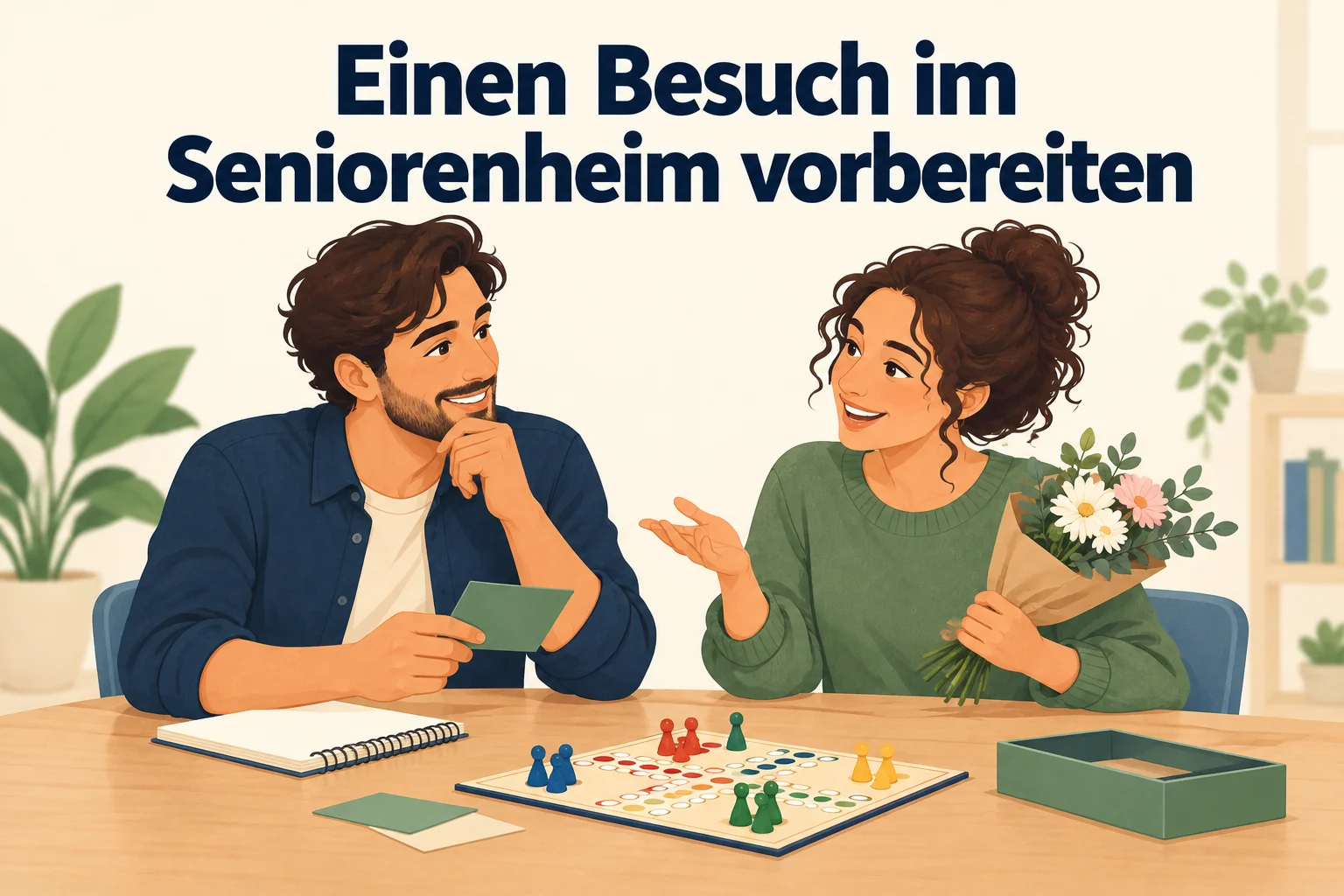 Einen Besuch im Seniorenheim vorbereiten – B1 gemeinsam etwas planen