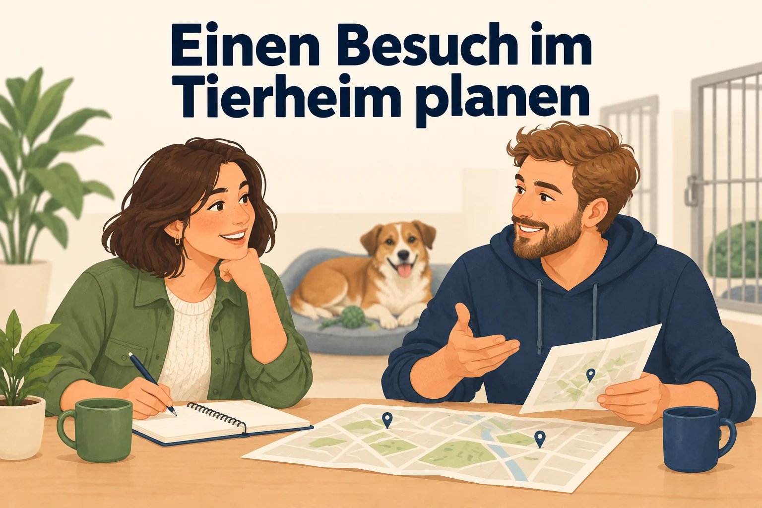 Einen Besuch im Tierheim planen – B1 gemeinsam etwas planen