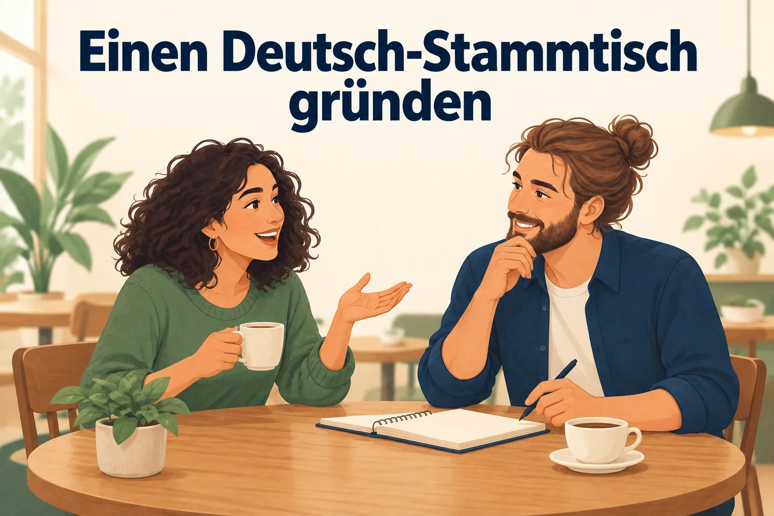 Einen Deutsch-Stammtisch gründen – B1 gemeinsam etwas planen