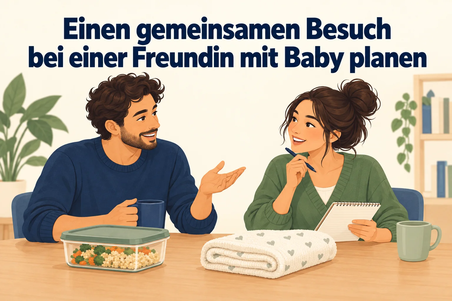 Einen gemeinsamen Besuch bei einer Freundin mit Baby planen – B1 gemeinsam etwas planen