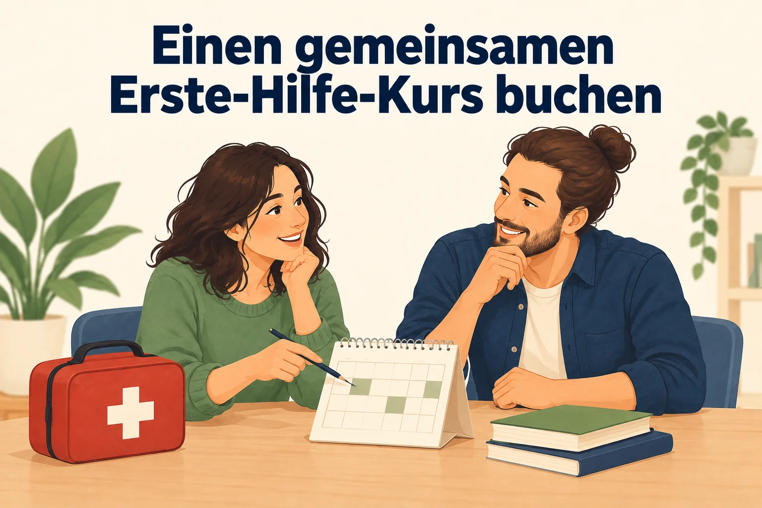 Einen gemeinsamen Erste-Hilfe-Kurs buchen – B1 gemeinsam etwas planen