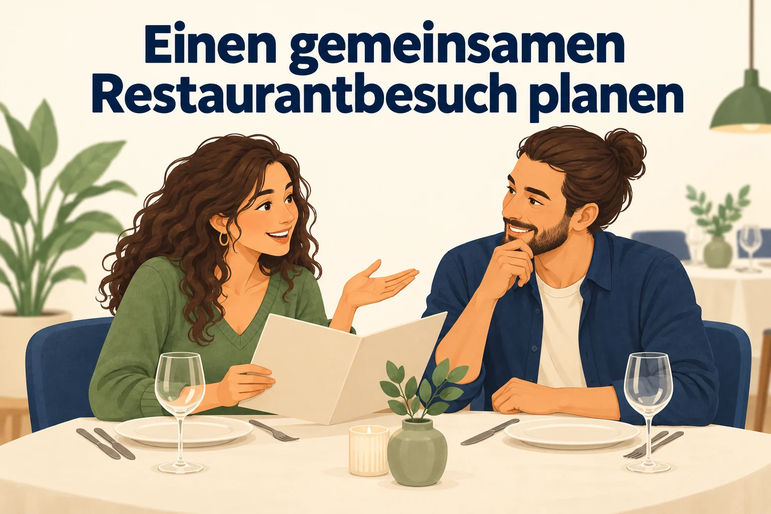 Einen gemeinsamen Restaurantbesuch planen – B1 gemeinsam etwas planen