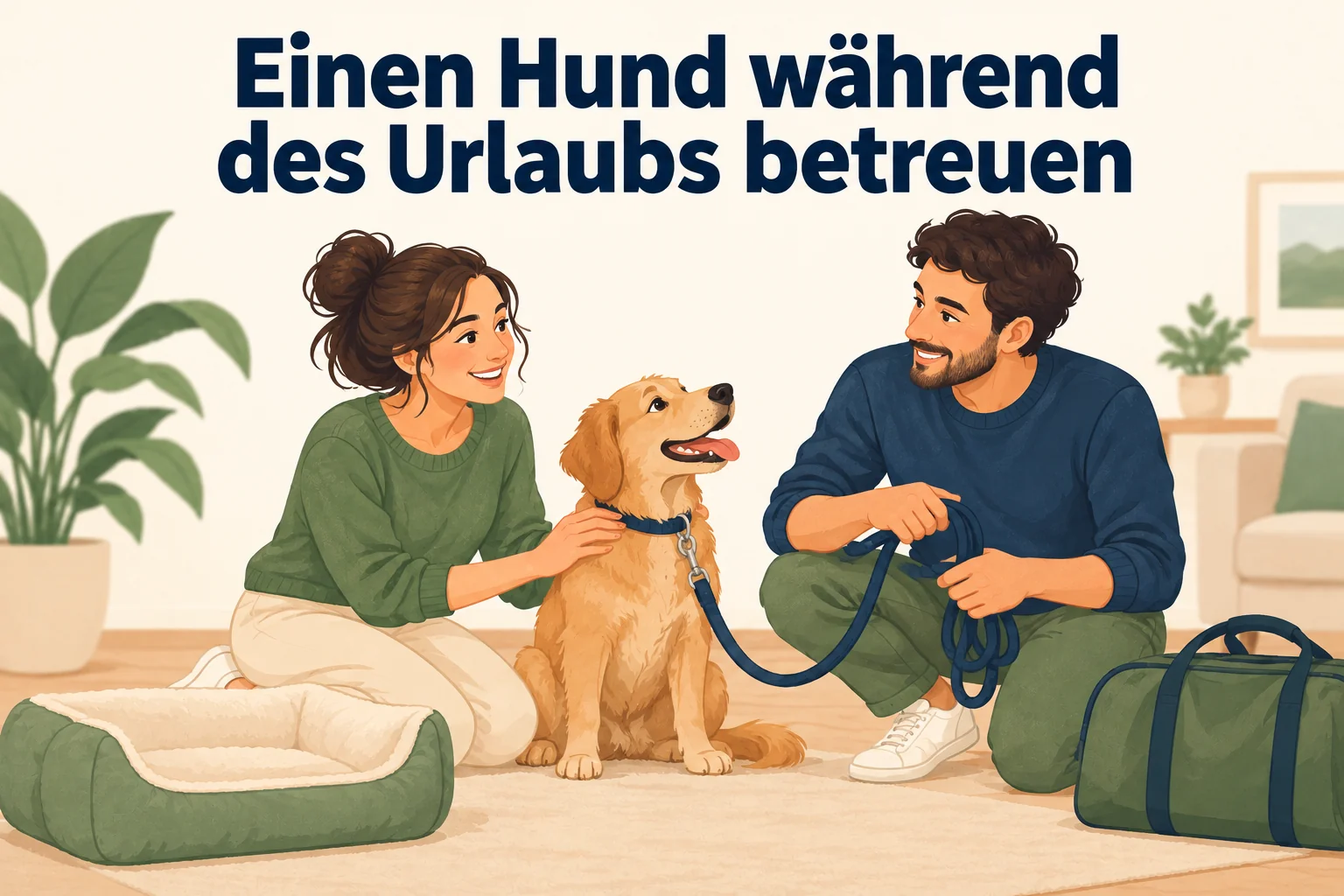 Einen Hund während des Urlaubs betreuen – B1 gemeinsam etwas planen