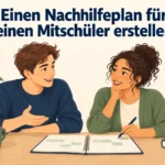Einen Nachhilfeplan für einen Mitschüler erstellen – B1 gemeinsam etwas planen