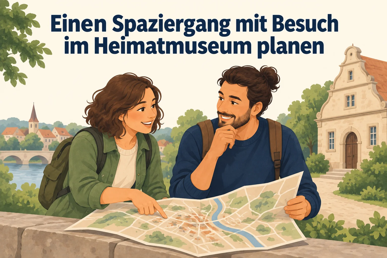 Einen Spaziergang mit Besuch im Heimatmuseum planen – B1 gemeinsam etwas planen