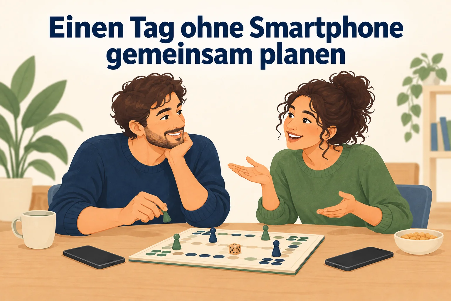 Einen Tag ohne Smartphone gemeinsam planen – B1 gemeinsam etwas planen