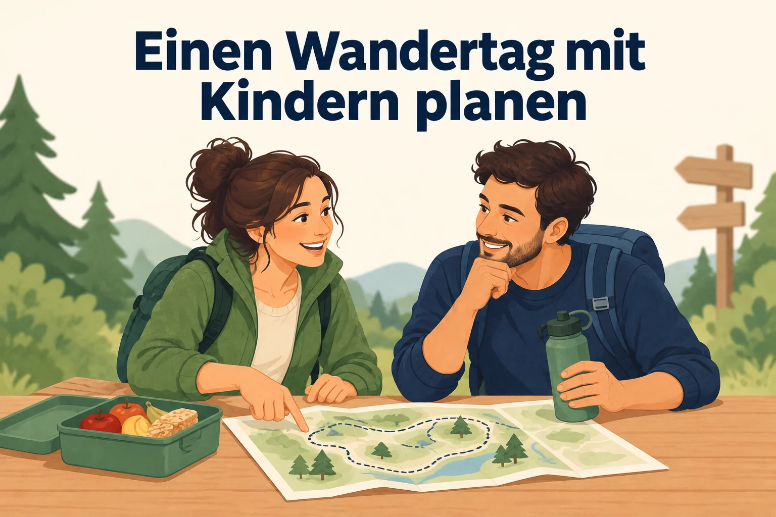 Einen Wandertag mit Kindern planen – B1 gemeinsam etwas planen
