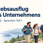 Betriebsausflug eines Unternehmens – Goethe B2 Sprechen Teil 1