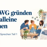 Eine WG gründen oder alleine wohnen – Goethe B2 Sprechen Teil 1