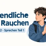 Jugendliche und Rauchen – Goethe B2 Sprechen Teil 1