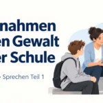 Maßnahmen gegen Gewalt in der Schule – Goethe B2 Sprechen Teil 1