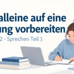 Sich alleine auf eine Prüfung vorbereiten – Goethe B2 Sprechen Teil 1