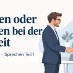 Siezen oder Duzen bei der Arbeit – Goethe B2 Sprechen Teil 1