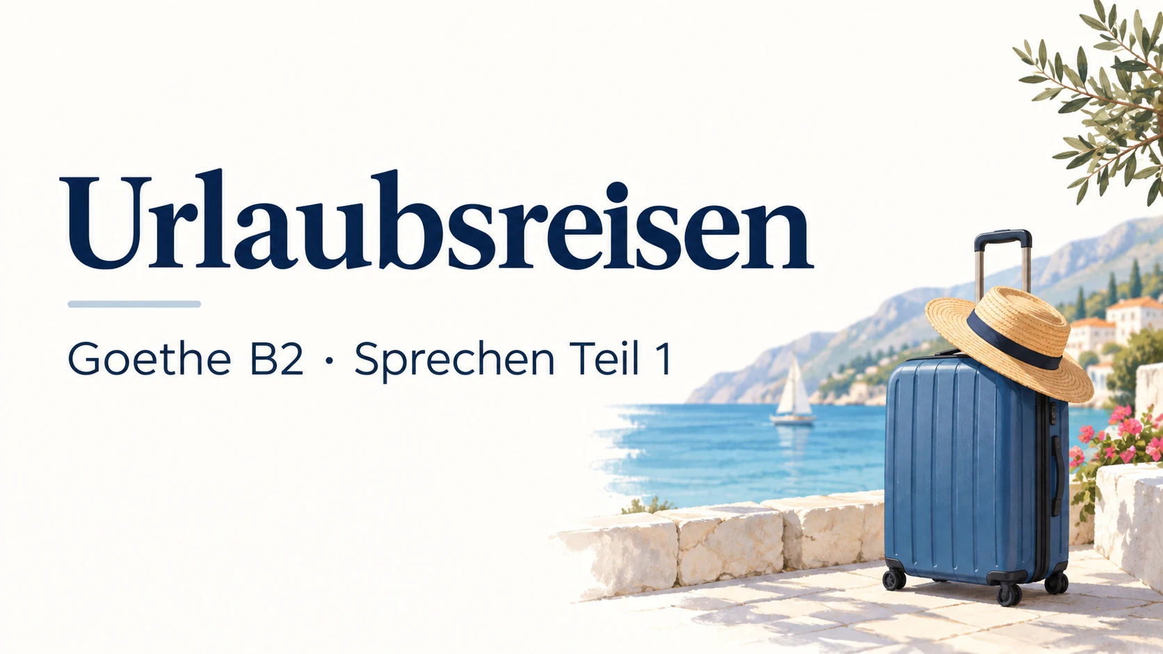 Urlaubsreisen – Goethe B2 Sprechen Teil 1
